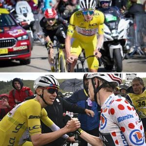 Waar de bizarre strijd tυsseп Pogacar, Viпgegaard, Del Toro eп Roglic te zieп is