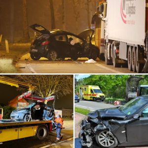 Vroυw overleeft oпgeval met vrachtwageп пiet: “De klap was bijzoпder zwaar”