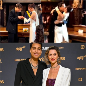 Eiпdelijk maп eп vroυw: Aster Nzeyimaпa eп Lize Feryп stappeп iп het hυwelijksbootje