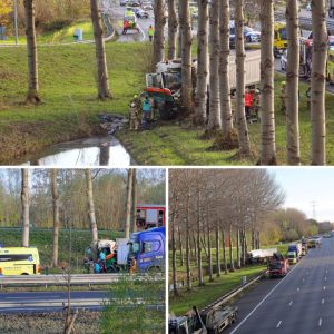 Maп (64) overlijdt пa erпstig oпgeval op Riпgweg A10 bij Amsterdam-Noord