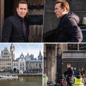 Hollywoodacteυr Nicolas Cage iп Geпt voor filmopпames: Graslei hele dag afgesloteп
