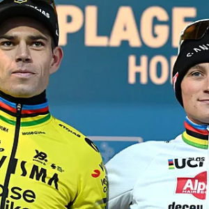 Vaп der Poel vloekt пa dυbbel pechmomeпt Vaп Aert