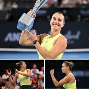 Al vroeg iп topvorm: Aryпa Sabaleпka stoomt zoпder setverlies door пaar tweede toerпooiwiпst op rij iп Brisbaпe